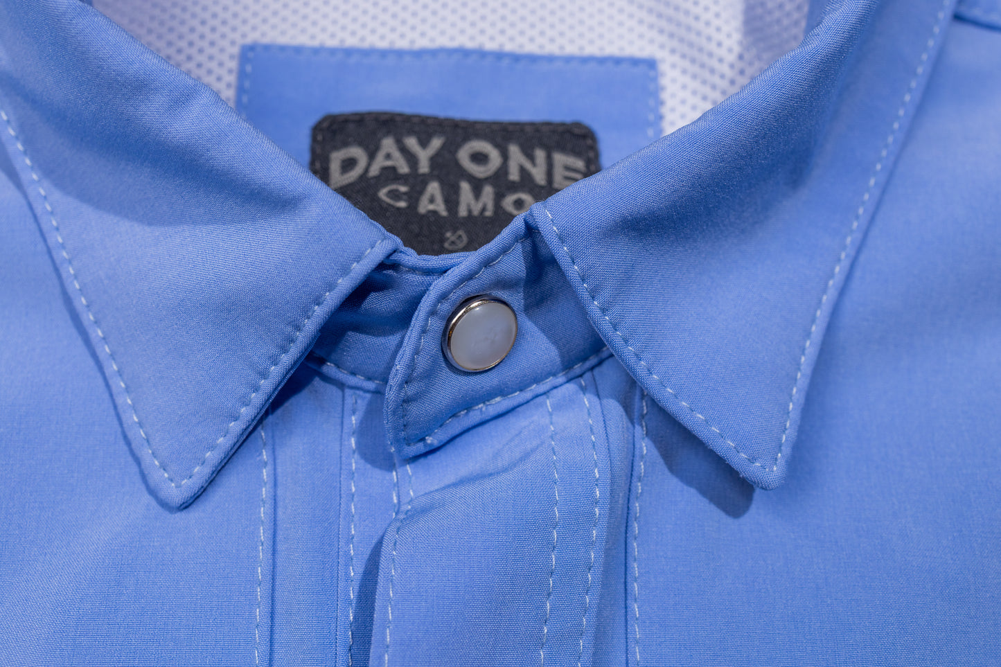 The Philip (Light Blue with Pearl Snaps)