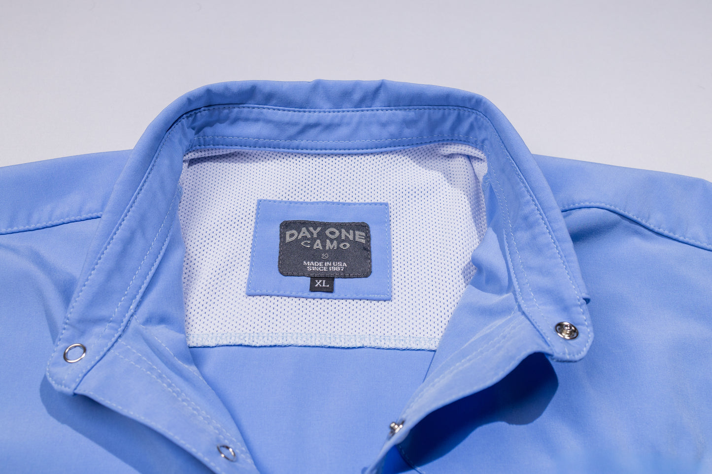 The Philip (Light Blue with Pearl Snaps)