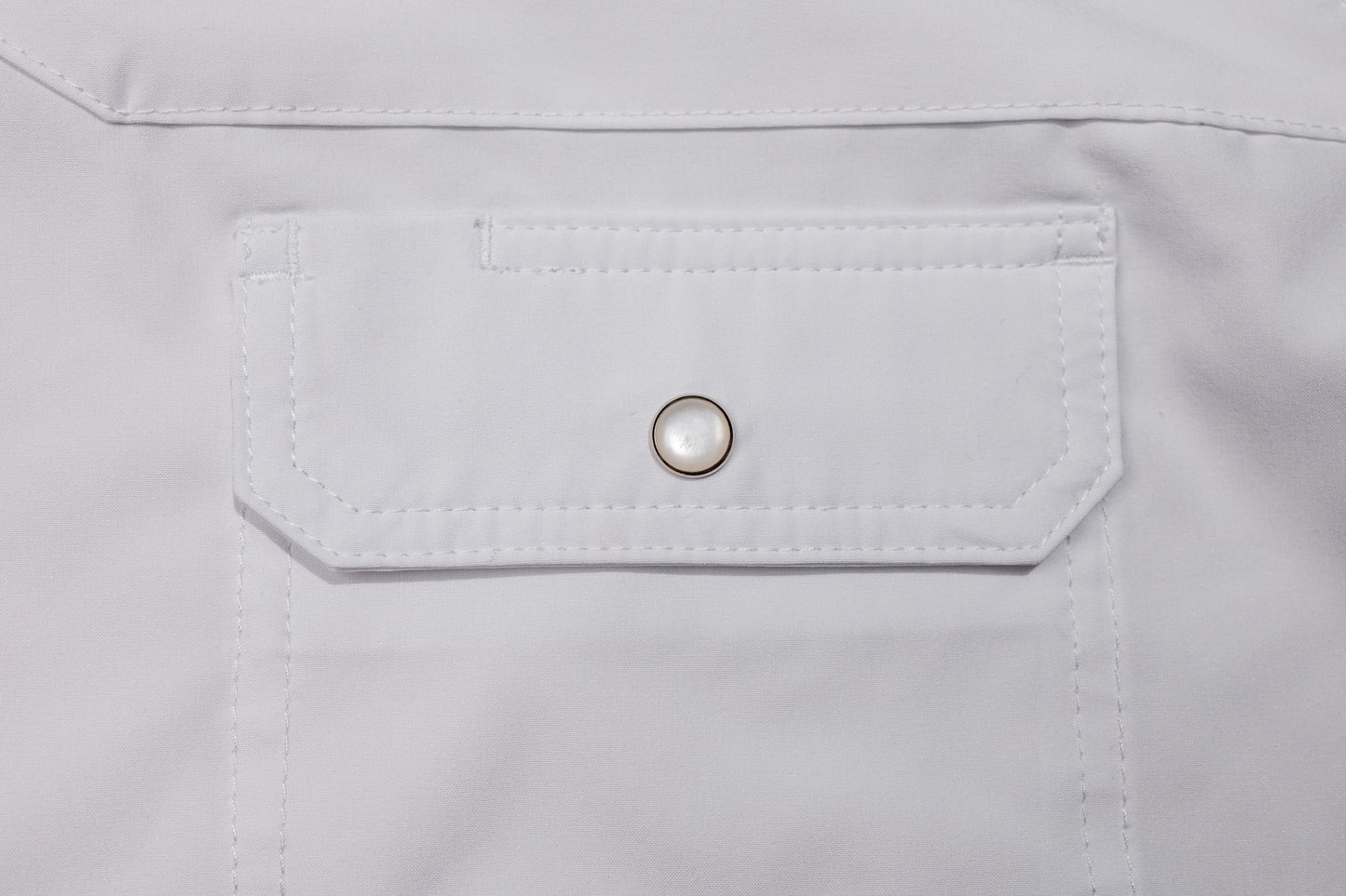 The Henry (Cool White with Pearl Snaps)