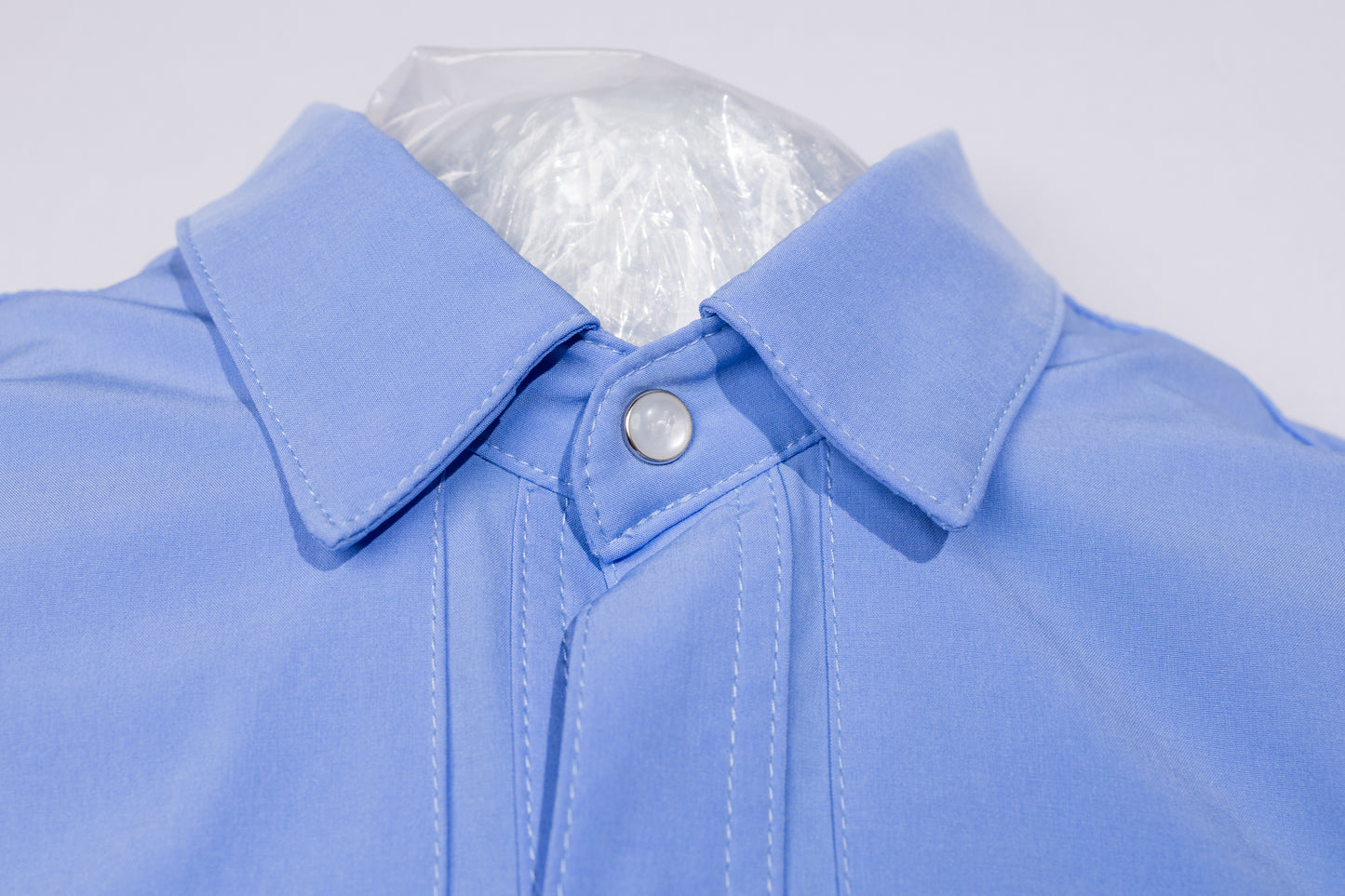 The Philip (Light Blue with Pearl Snaps)