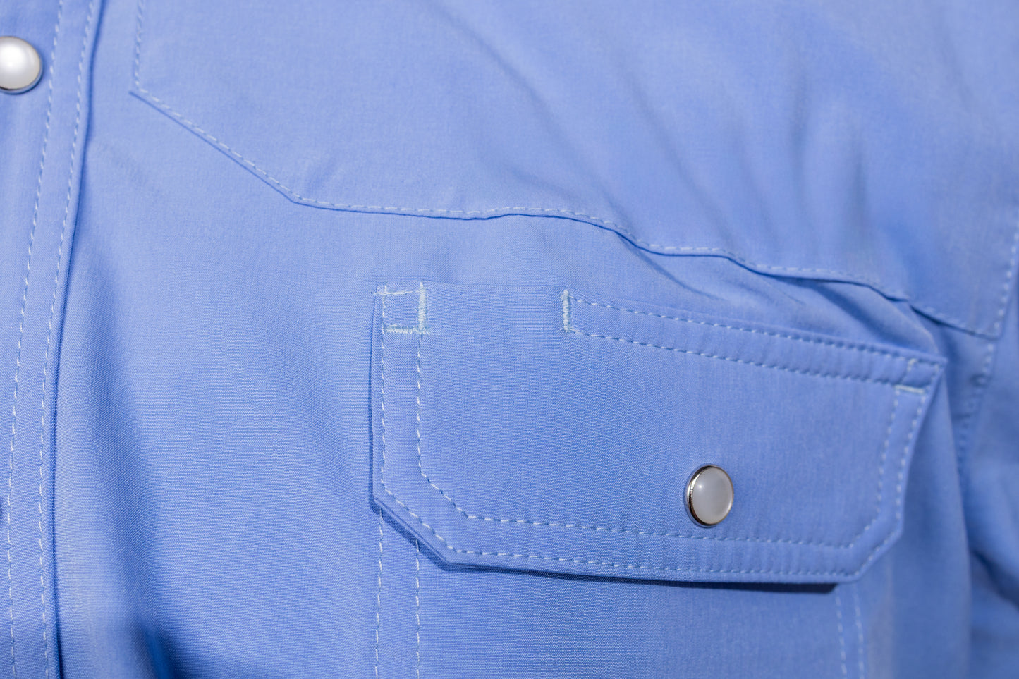 The Philip (Light Blue with Pearl Snaps)