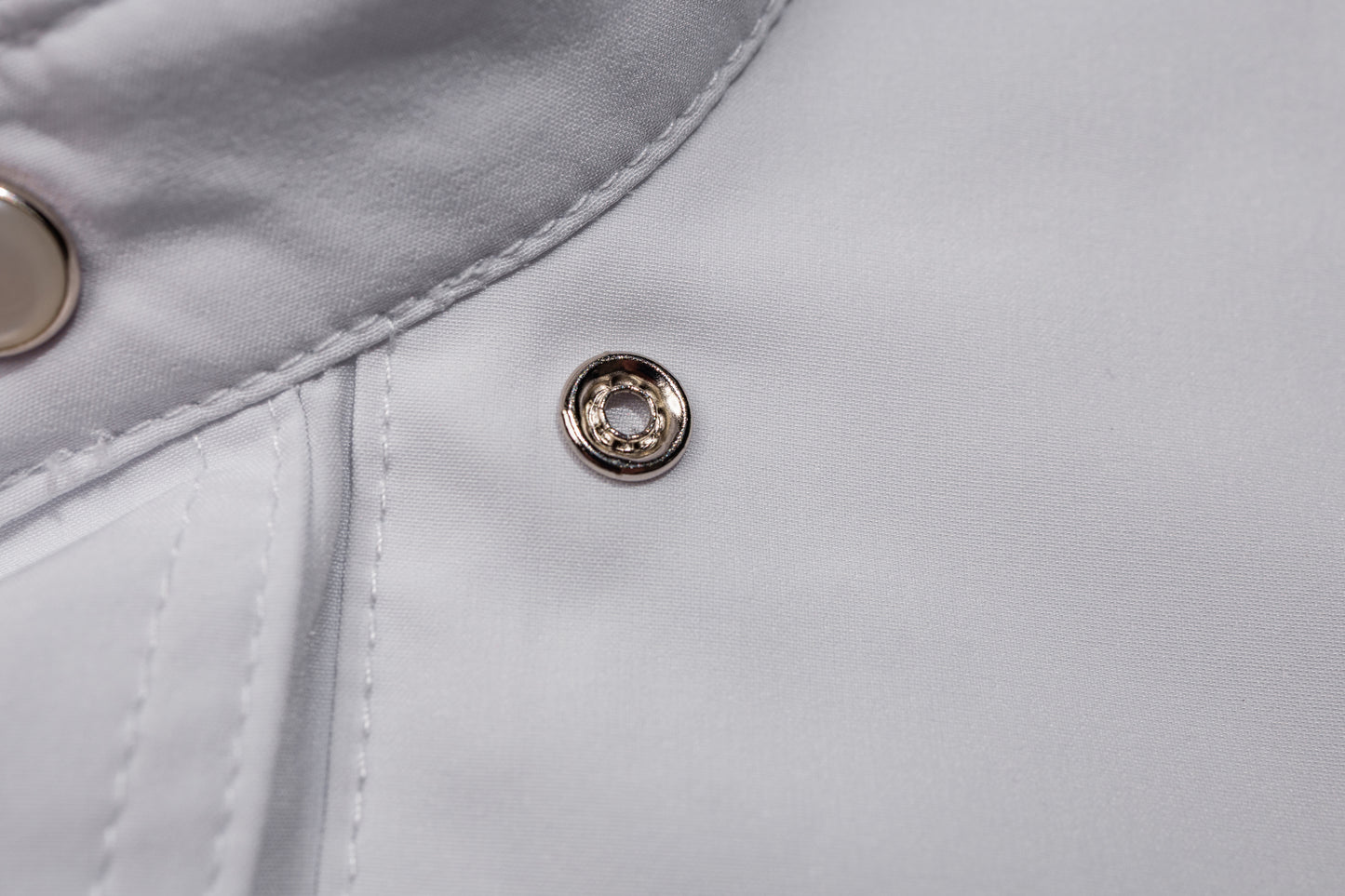 The Henry (Cool White with Pearl Snaps)