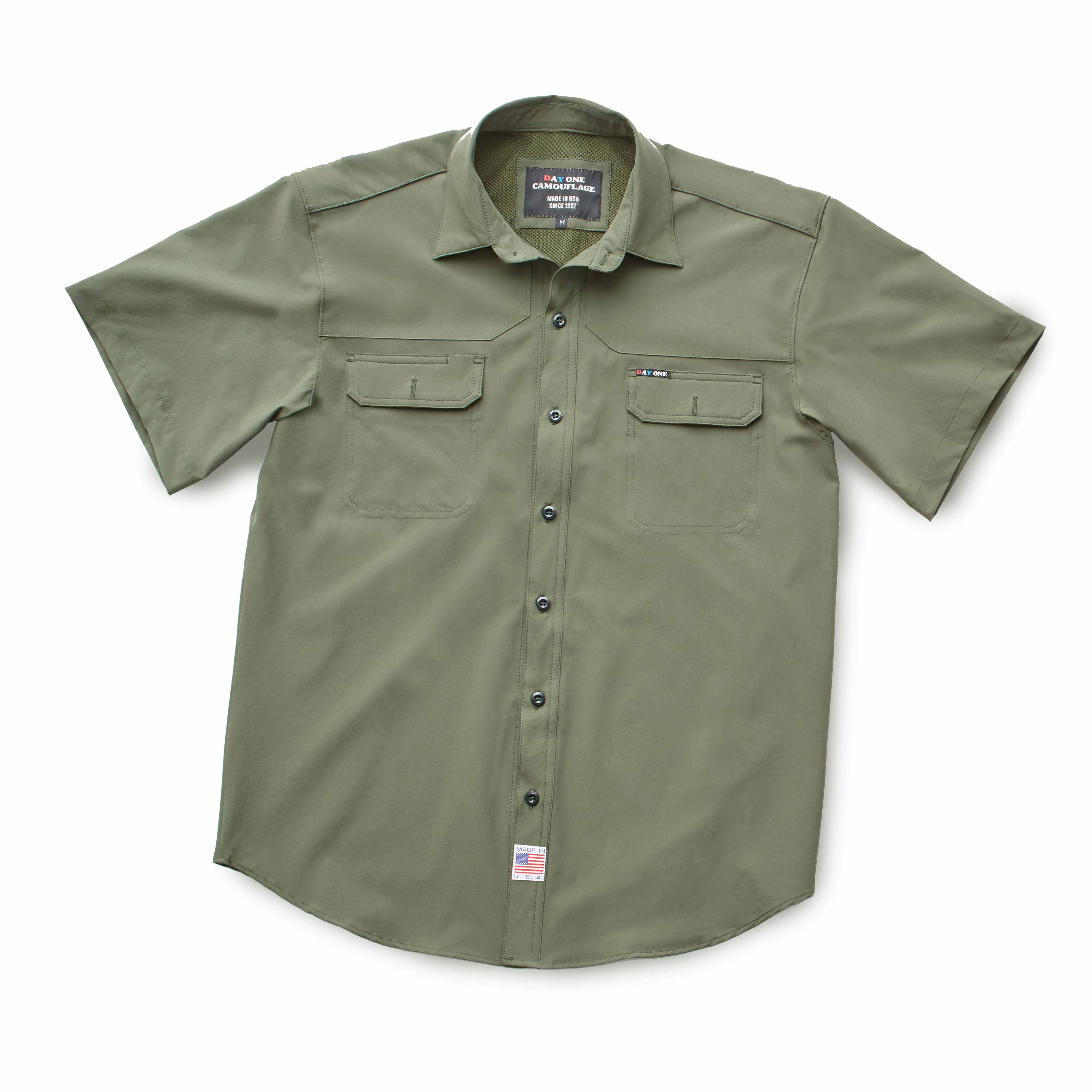 MADE IN USA Performance Outdoor Shirt – Day One Camouflage