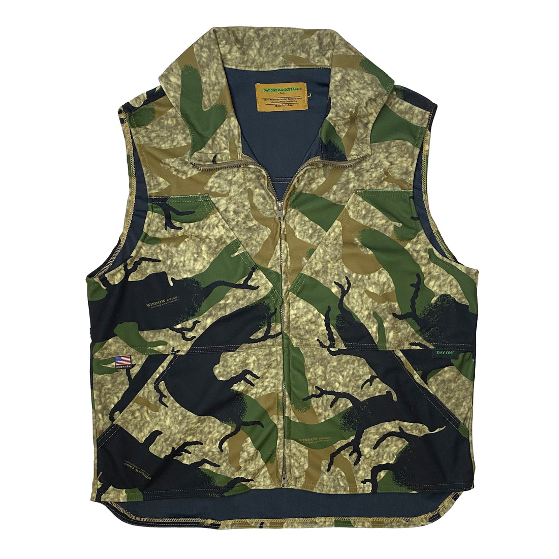 window camo vest front