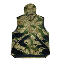 window camo vest popped collar